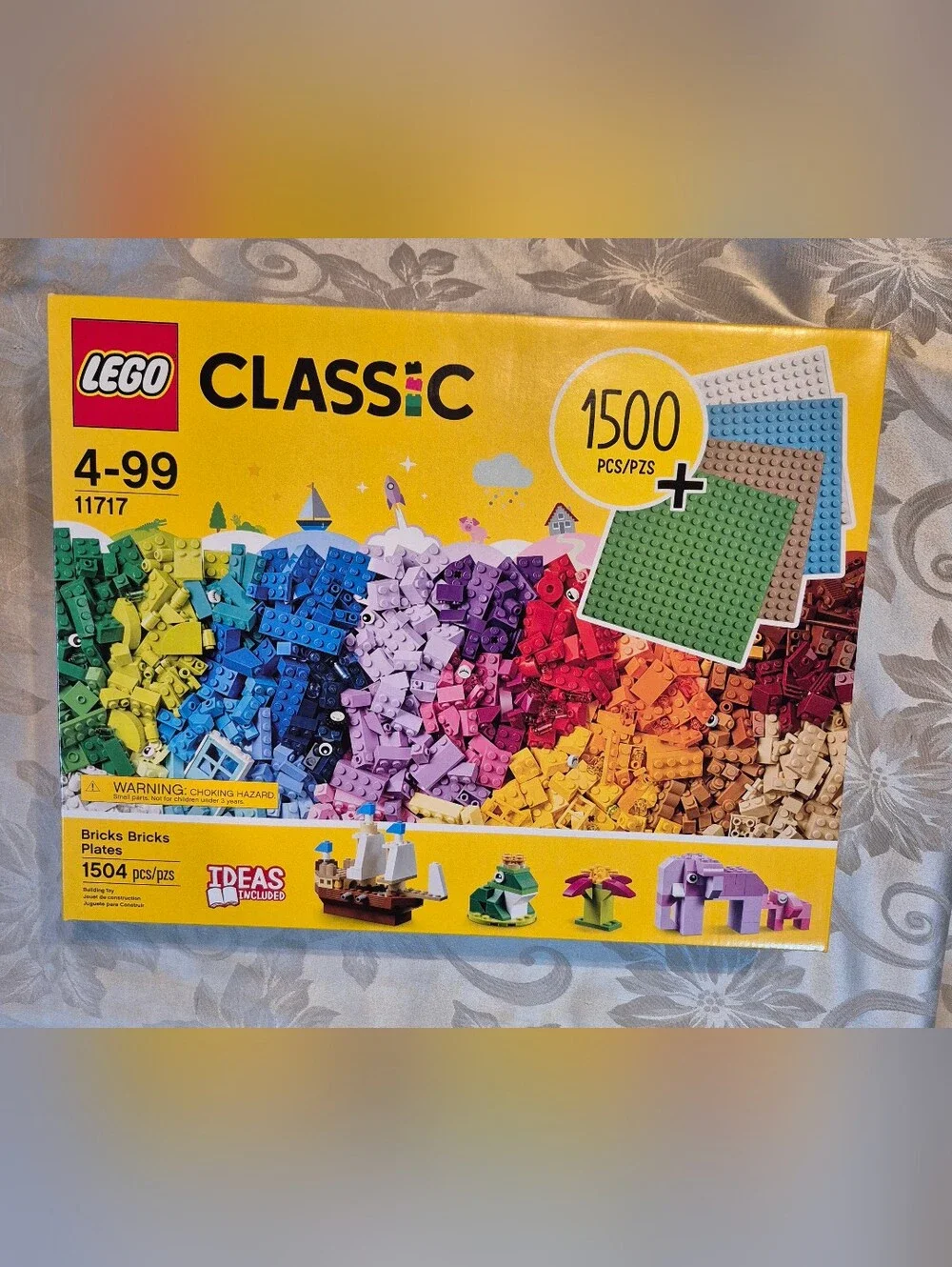 Lego Classic #11717 Bricks Bricks Plates • 1504 Pcs•New Factory Sealed•Retired